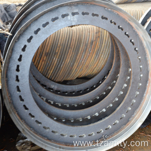 Steel joint plates for concrete pile in Indonesia